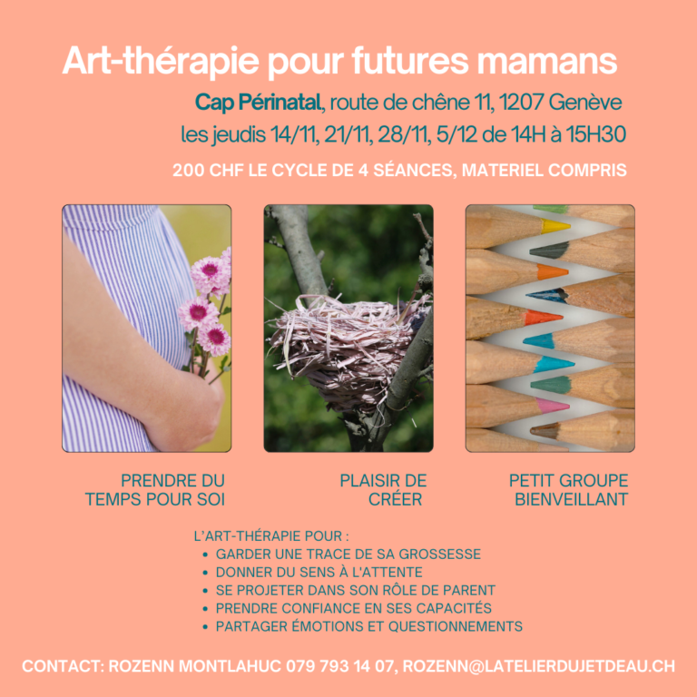 art-thérapie à Genève pour futures mamans